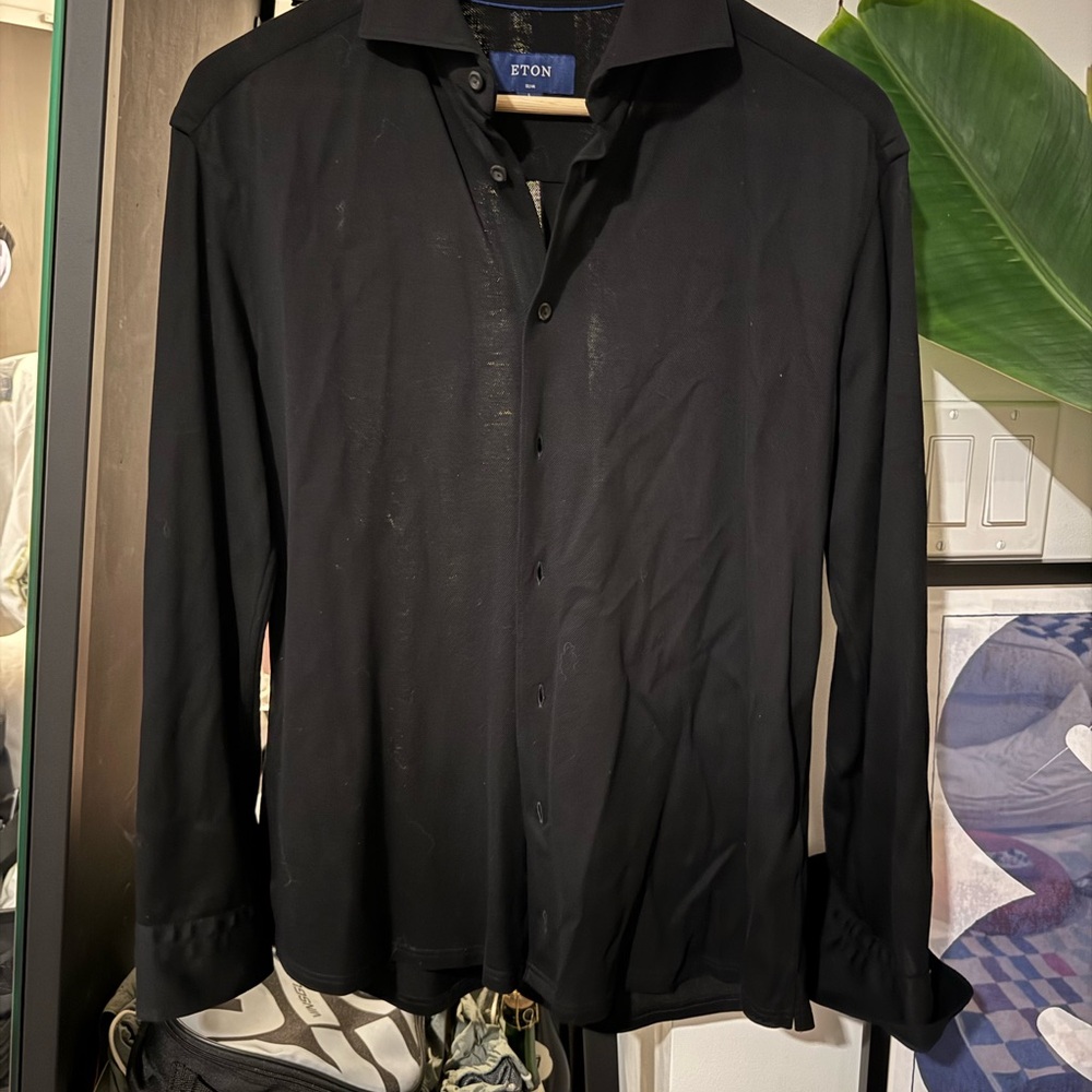 Eton Solid Signature Twill Shirt